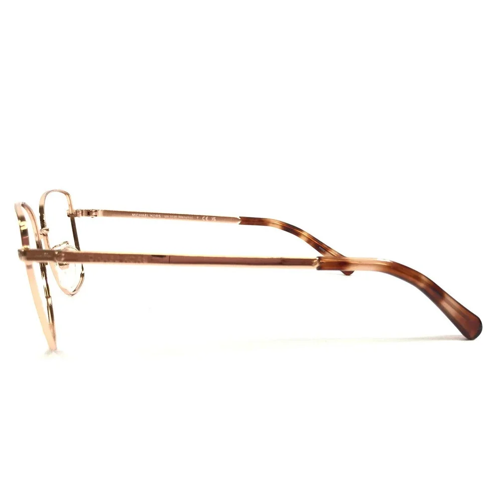 Michael Kors Eyeglasses Frames MK3035 Memphis 1108 Rose Gold Wire Rim 54-16-140